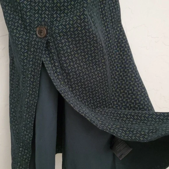 Urban Outfitters Green Pattern Corduroy Midi Dress XS - Picture 6 of 10